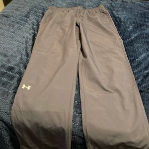Under Armour grey athletic pants.